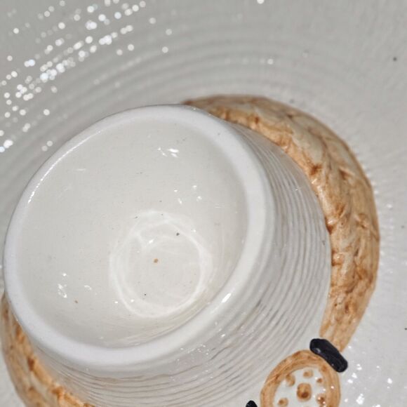 Mexican Sombrero Hat Chips And Dip Ceramic Bowl Unique Southwestern Style - Picture 7 of 7